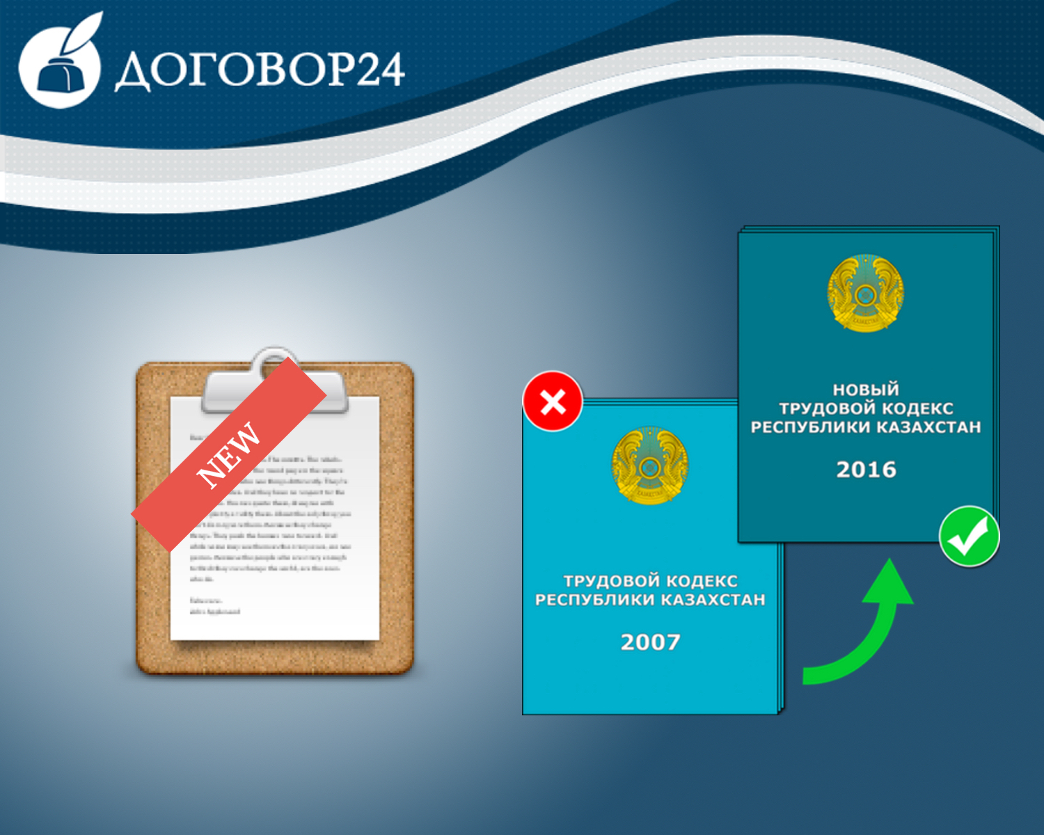 Новые документы и процедуры в соответствии с Трудовым Кодексом Республики Казахстан 2016 года